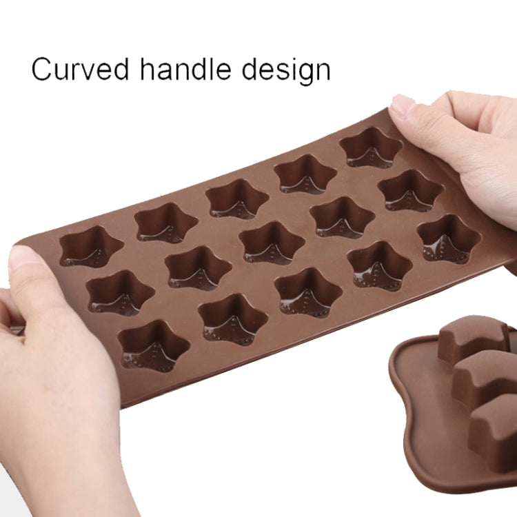 Stampo per cioccolato in silicone da 2 pezzi Stampo per torta di caramelle natalizie in gelatina, stile:, Gift Box, Shell, Star, Heart To Heart