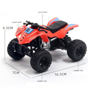 1:36 Modello di motocicletta fuoristrada a quattro ruote simulato da spiaggia Auto giocattolo per bambini, Motorcycle Black, Motorcycle Green, Motorcycle Blue, Motorcycle Red