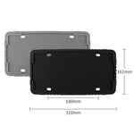 Per i modelli nordamericani Cornice targa in silicone, 1pcs Black, 1pcs Gray, 1pcs Red, 1pcs Blue, 2pcs Black+Screw, 2pcs Gray+Screw, 2pcs Red+Screw, 2pcs Blue+Screw, Screw Accessories
