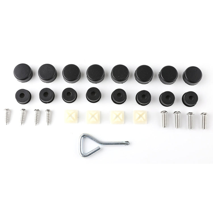 Per i modelli nordamericani Cornice targa in silicone, 1pcs Black, 1pcs Gray, 1pcs Red, 1pcs Blue, 2pcs Black+Screw, 2pcs Gray+Screw, 2pcs Red+Screw, 2pcs Blue+Screw, Screw Accessories