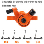 A44424 Scooter elettrico Freno Ruota posteriore Freno a disco Attrezzatura per Ninebot F20 / F25 / F30 / F40, A44424 Brake