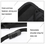 ZD-WM-06 RFID Hanging Neck Bag Passport Bag Anti-scanning Anti-magnetic Messenger ID Bag, ZD-WM-06 Black