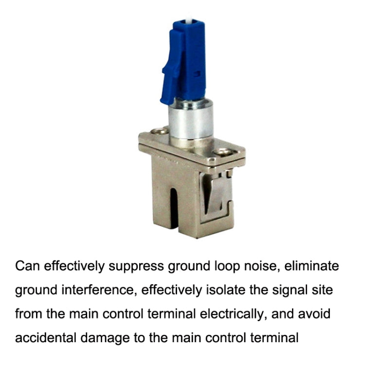 Connettore per fibra ottica di grado portante Accoppiatore maschio-femmina Adattatore da maschio LC a femmina SC, Male-Female Coupler
