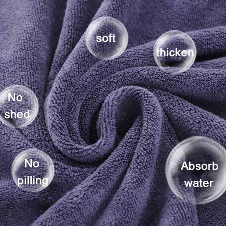 Asciugamano da bagno grande ispessito nano Parrucchiere Salone di bellezza Adulto con morbido asciugamano assorbente, 80x180cm