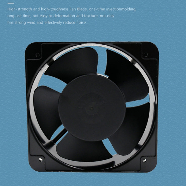 220V 38W 15cm Roller Chassis Quadro elettrico Albero, Oil Bearing Fan, Double Rolling Ball Bearing Fan