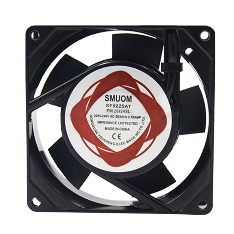Ventola per la dissipazione del calore dell'armadio con telaio silenzioso da 9 cm, 220V Oil Bearing, 110V Oil Bearing, 220V Double Ball Bearing, 110V Double Ball Bearing