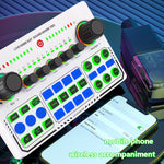 Scheda audio live X50 Bluetooth con LED RGB e porta OTG