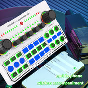 Scheda audio live X50 Bluetooth con LED RGB e porta OTG