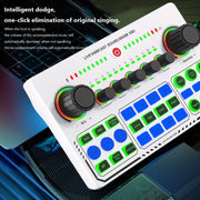 Scheda audio live X50 Bluetooth con LED RGB e porta OTG