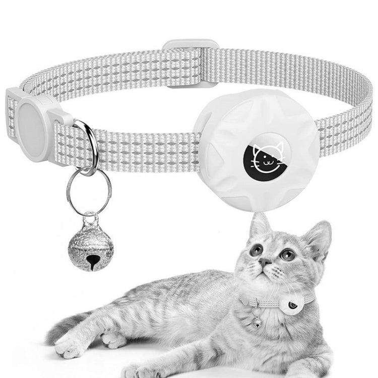 Collare riflettente per gatti con custodia AirTag