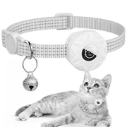 Collare riflettente per gatti con AirTag
