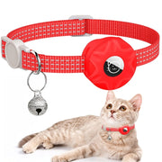 Collare riflettente per gatti con AirTag