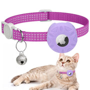 Collare riflettente per gatti con AirTag