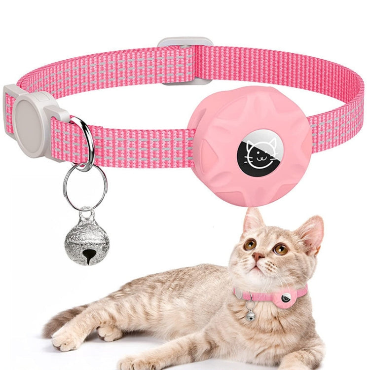 Collare riflettente per gatti con custodia AirTag