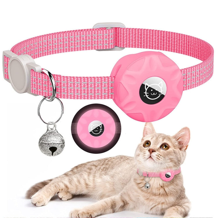 Collare riflettente per gatti con custodia AirTag