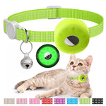 Collare riflettente per gatti con custodia AirTag