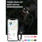 Collare riflettente per gatti con custodia AirTag