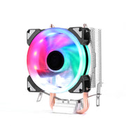 Radiatore per CPU con doppio tubo di rame per computer desktop Super silenzioso, 2 Tube Without Light 3-pin Single Fan, 2 Tube Without Light 3-pin Double Fan, 2 Tube Red Light 3-pin Single Fan, 2 Tube Blue Light 3-pin Single Fan                        ...