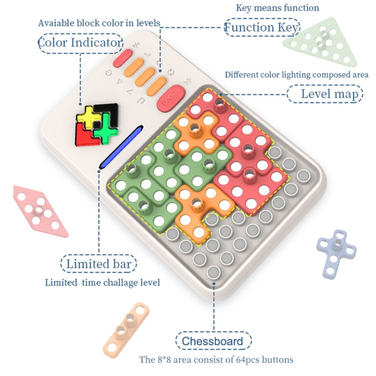 Puzzle elettronico Q2 Tangram Hualongdao con 23 blocchi