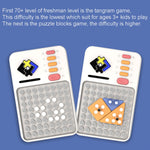 Puzzle elettronico Q2 Tangram Hualongdao con 23 blocchi