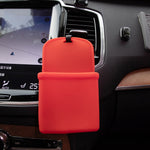 Borsa per cellulare in silicone resistente all'usura 2 pezzi per presa d'aria per auto