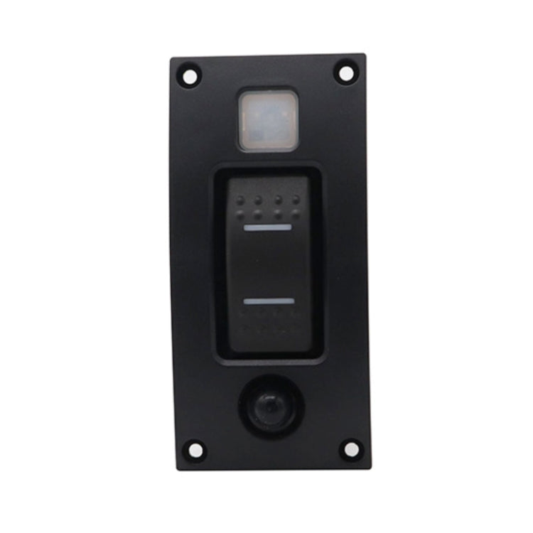 Interruttore di ripristino autobloccante marino con indicatore luminoso di protezione da sovraccarico, ON-OFF-ON 3 Switch, ON-OFF 2 Switch, ON-OFF-ON 3 Switch (Printed), Square 5V 3.4A Car Charging Panel