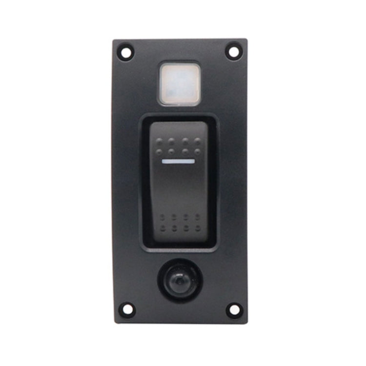 Interruttore di ripristino autobloccante marino con indicatore luminoso di protezione da sovraccarico, ON-OFF-ON 3 Switch, ON-OFF 2 Switch, ON-OFF-ON 3 Switch (Printed), Square 5V 3.4A Car Charging Panel