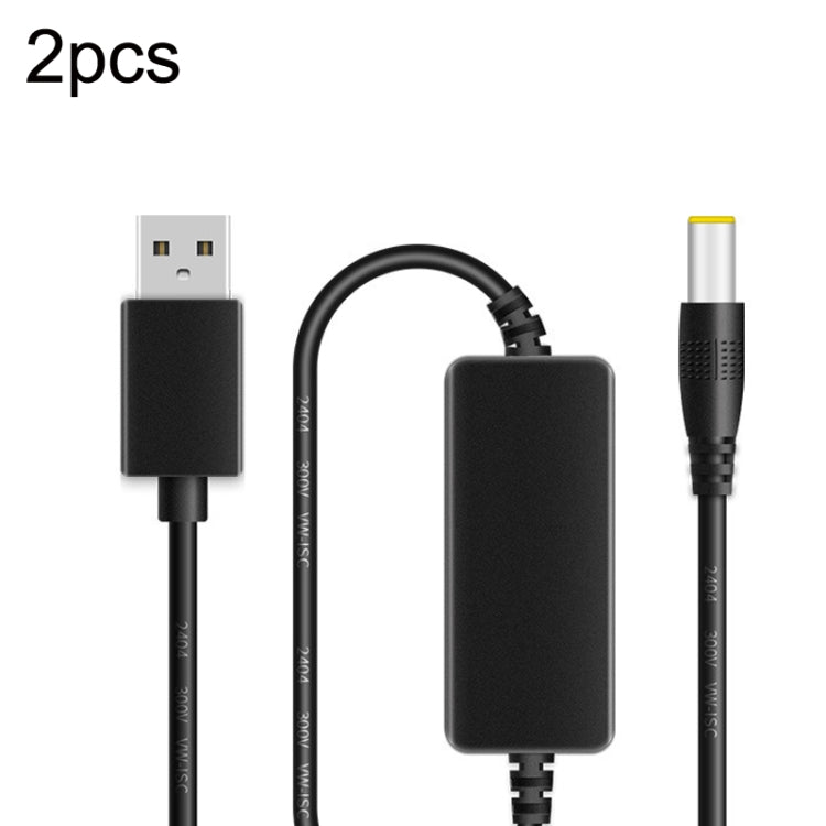 Cavo USB Booster Cavo di alimentazione per il monitoraggio dell'alimentazione mobile, 2pcs DC 5V To 9V, 2pcs DC 5V To 12V