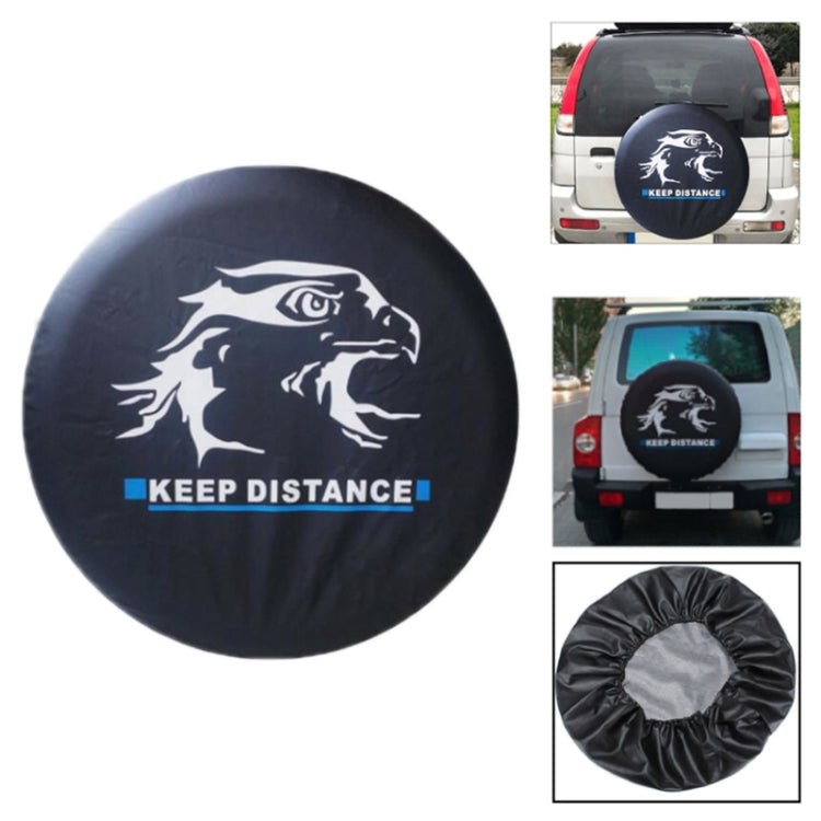 Copriruota di scorta in ecopelle in PVC Protezione per pneumatico posteriore, 14 inch, 15 inch, 16 inch, 17 inch