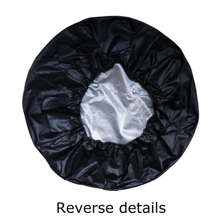 Copriruota di scorta in ecopelle in PVC Protezione per pneumatico posteriore, 14 inch, 15 inch, 16 inch, 17 inch