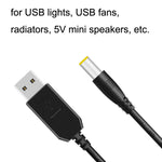 Cavo USB Booster Cavo di alimentazione del router di alimentazione mobile, 2pcs DC 5v to 9v, 2pcs DC 5v to 12v