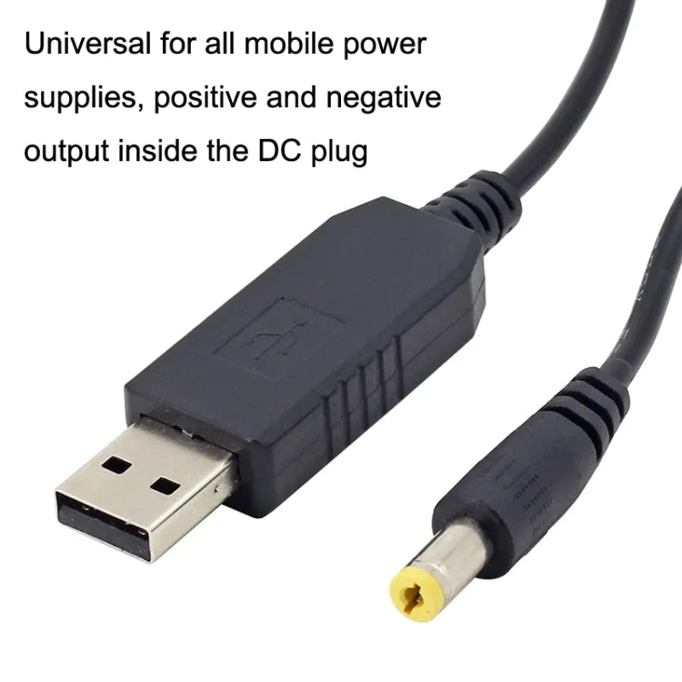 Cavo USB Booster Cavo di alimentazione del router di alimentazione mobile, 2pcs DC 5v to 9v, 2pcs DC 5v to 12v