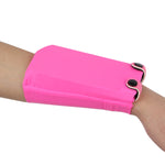 Borsa da polso per sport all'aria aperta per telefoni cellulari da 7 pollici Mini borsa da braccio aderente elastica
