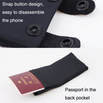 Borsa da polso per sport all'aria aperta per telefoni cellulari da 7 pollici Mini borsa da braccio aderente elastica