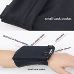 Borsa da polso per sport all'aria aperta per telefoni cellulari da 7 pollici Mini borsa da braccio aderente elastica
