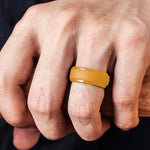 SH800-140 Anello in silicone con gradino curvo largo 8 mm, No.13, No.14