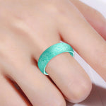 SH100 Anello in silicone largo 5,7 mm Anello per coppia glitterato, No.4, No.5