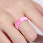 SH100 Anello in silicone largo 5,7 mm Anello per coppia glitterato, No.8, No.9