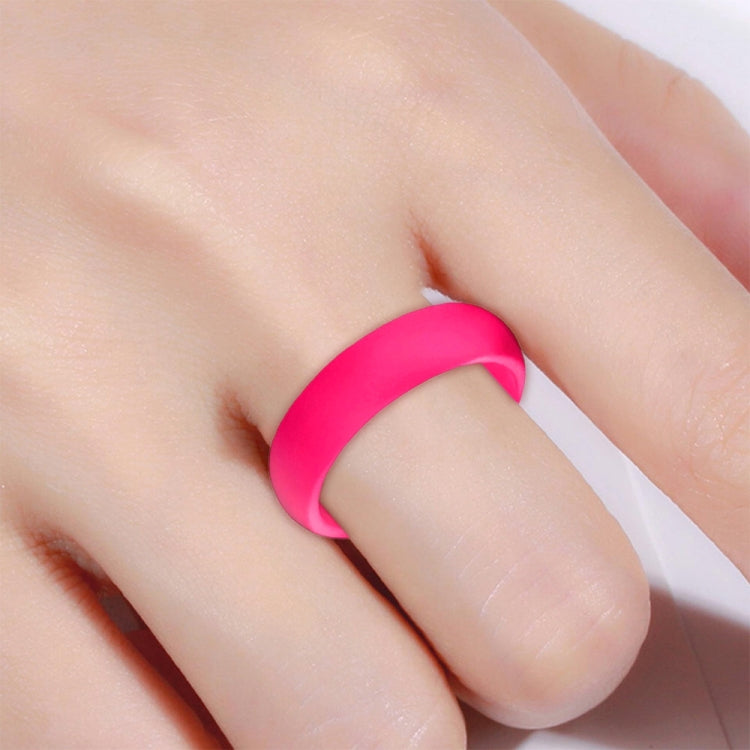 SH100 Anello in silicone largo 5,7 mm Anello per coppia glitterato, No.8, No.9