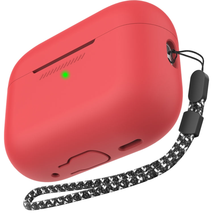 Per AirPods Pro 2 AhaStyle PT187 Custodia protettiva monopezzo in silicone con custodia per cordino