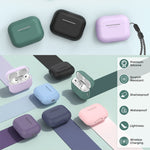 Custodia in silicone per AirPods Pro 2 con cordino