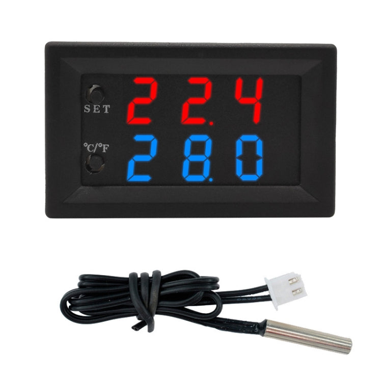 Termostato digitale W2809 con doppio display e sensore NTC