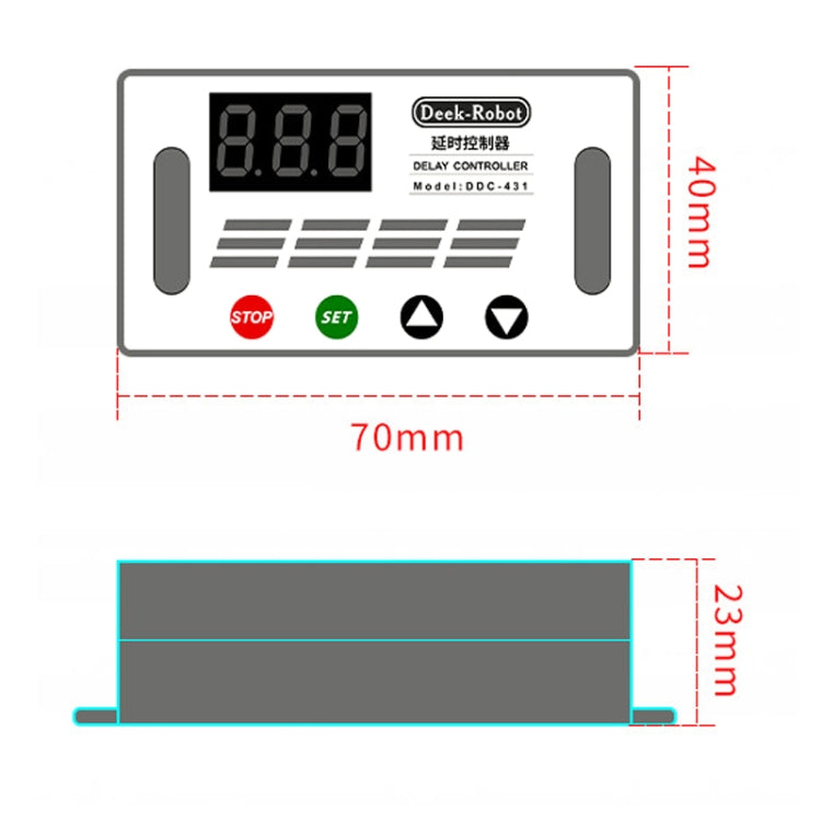 Deek-Robot DDC-431 Timer Delay Relay Switch con display LED