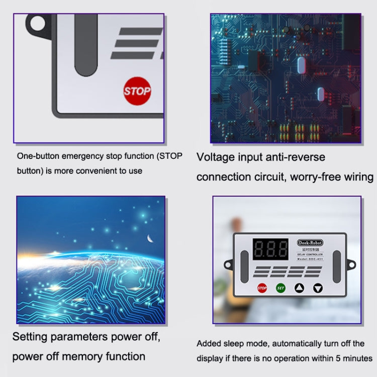 Deek-Robot DDC-431 Timer Delay Relay Switch con display LED
