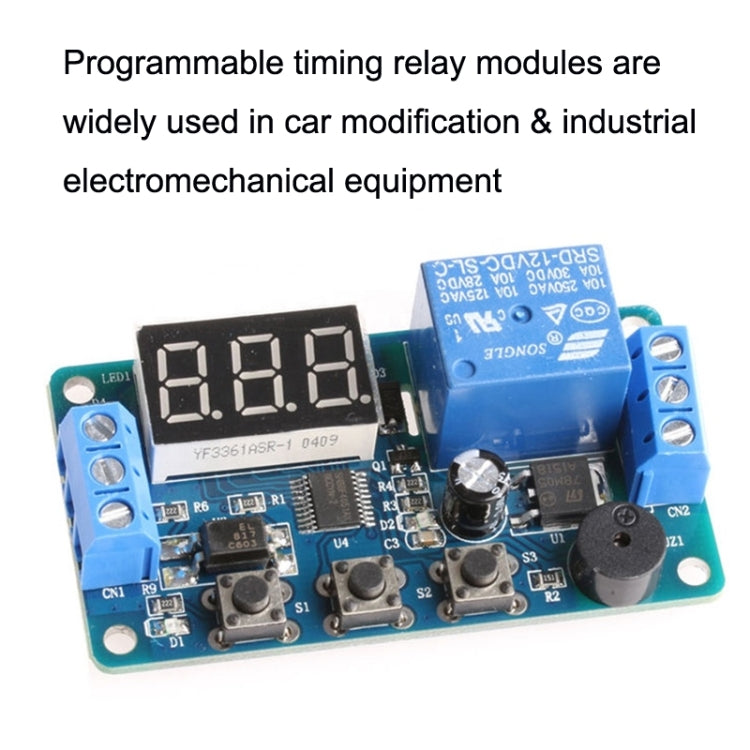 DK-C-01 Modulo relè di ritardo del circuito anti-inversione Modulo di controllo del ritardo di temporizzazione DC12V, DC 12V