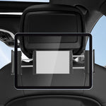 Supporto per tablet per telefono cellulare telescopico girevole con fibbia per sedile posteriore dell'auto, Tablet Holder(Black)