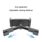 Supporto per tablet per telefono cellulare telescopico girevole con fibbia per sedile posteriore dell'auto, Tablet Holder(Black)