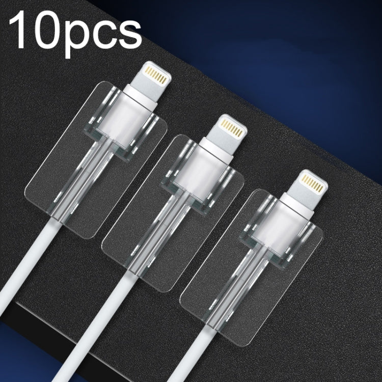 Avvolgicavo TPU trasparente 10 pezzi