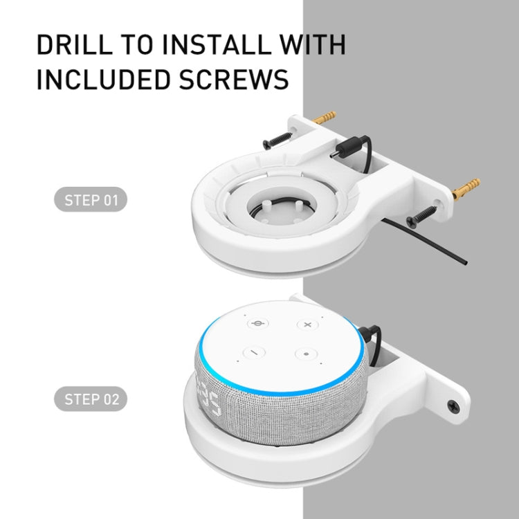 Supporto a parete per Amazon Echo Dot 3/4 e HomePod Mini
