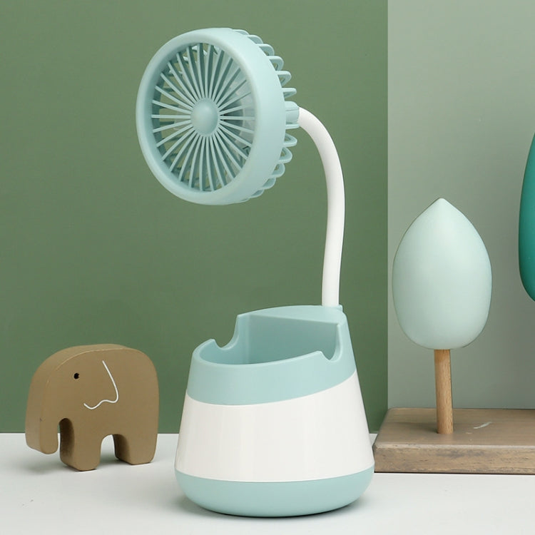 Ventilatore portapenne da tavolo con ricarica USB
